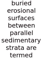 Buried Erosional Surfaces Between Parallel Sedimentary Strata Are Termed