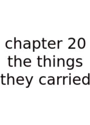 Chapter 20 The Things They Carried