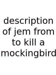Description Of Jem From To Kill A Mockingbird