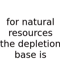 For Natural Resources The Depletion Base Is