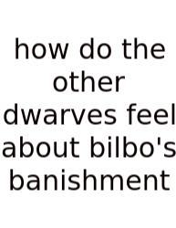 How Do The Other Dwarves Feel About Bilbo's Banishment