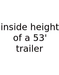 Inside Height Of A 53' Trailer