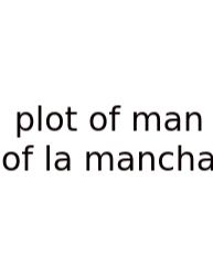 Plot Of Man Of La Mancha