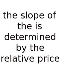 The Slope Of The Is Determined By The Relative Price