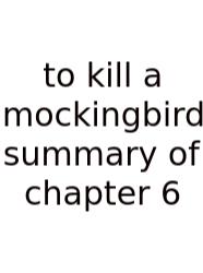 To Kill A Mockingbird Summary Of Chapter 6