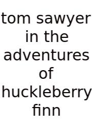 Tom Sawyer In The Adventures Of Huckleberry Finn