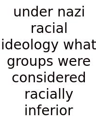 Under Nazi Racial Ideology What Groups Were Considered Racially Inferior