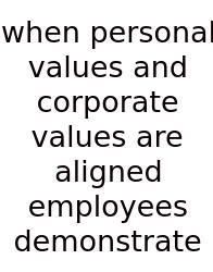 When Personal Values And Corporate Values Are Aligned Employees Demonstrate